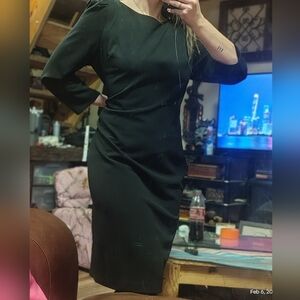 Calvin Klein Collection Black Midi Dress